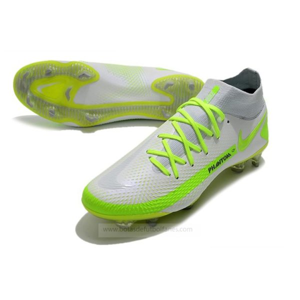 Nike Phantom Generative Texture Elite DF FG Vit Gul